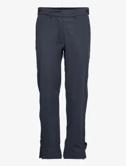 ABACUS Lds Bounce Raintrousers Shorter - NAVY