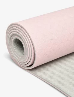 CASALL Yoga Mat Position 4mm - LUCKY PINK/GREY