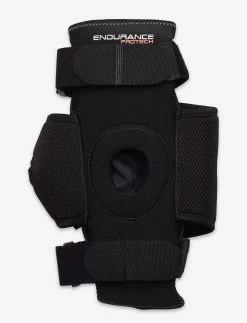 Endurance PROTECH Open Knee Support W/ Joints - 1001 BLACK