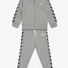 Hummel HmlBILLE TRACKSUIT - GREY MELANGE
