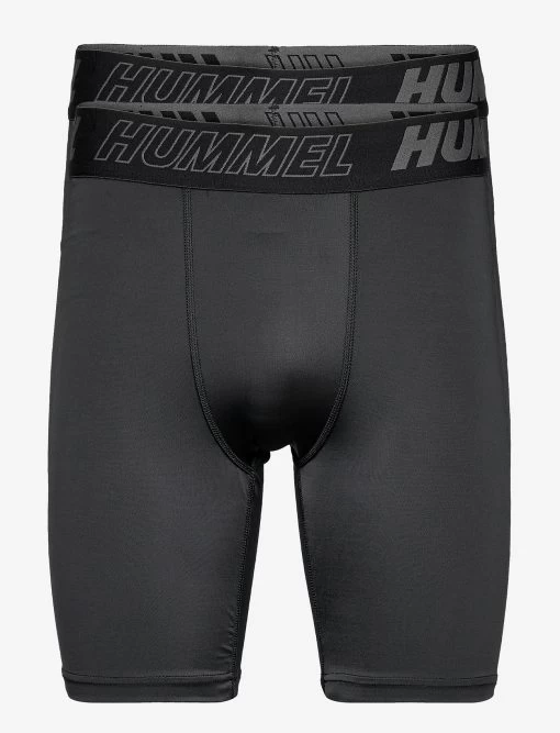 Hummel HmlTE TOPAZ 2-PACK TIGHT SHORTS - BLACK/BLACK -Online sportwinkel hu214978 cblackblack