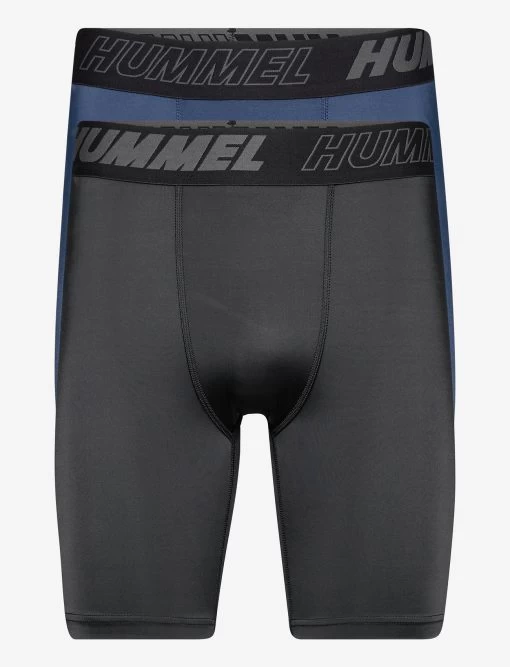 Hummel HmlTE TOPAZ 2-PACK TIGHT SHORTS - BLACK/INSIGINA BLUE -Online sportwinkel hu214978 cblackinsiginablue