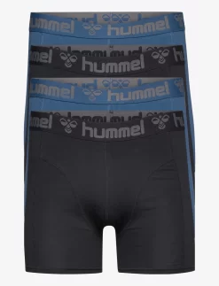 Hummel HmlMARSTON 4-PACK BOXERS - BLACK/INSIGINA BLUE