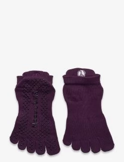 Moonchild Grip Socks - Low Rise - BLACKBERRY