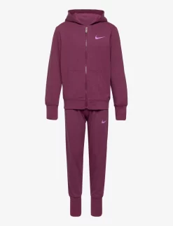Nike FULL ZIP & JOGGER SET - ROSEWOOD HEATHER