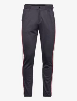 TRACK PANTS SIDE LINES PIPING - NAVY