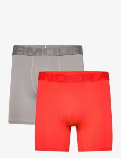 Under Armour UA Tech Mesh 6in 2 Pack - RADIO RED