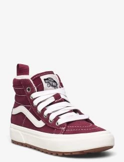 Vans Shoe Youth Unisex Numeric Wid - POMEGRANATE/MARSHMALLOW